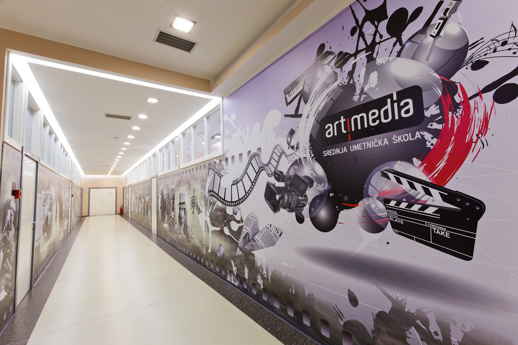 Enterijer – Škola Artimedia – Beograd 7
