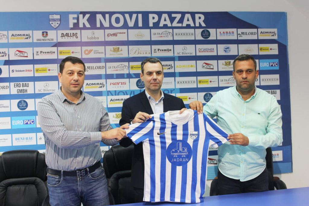 „Jadran“ postao generalni sponzor Fudbalskog kluba Novi Pazar 2 - Jadran doo Beograd