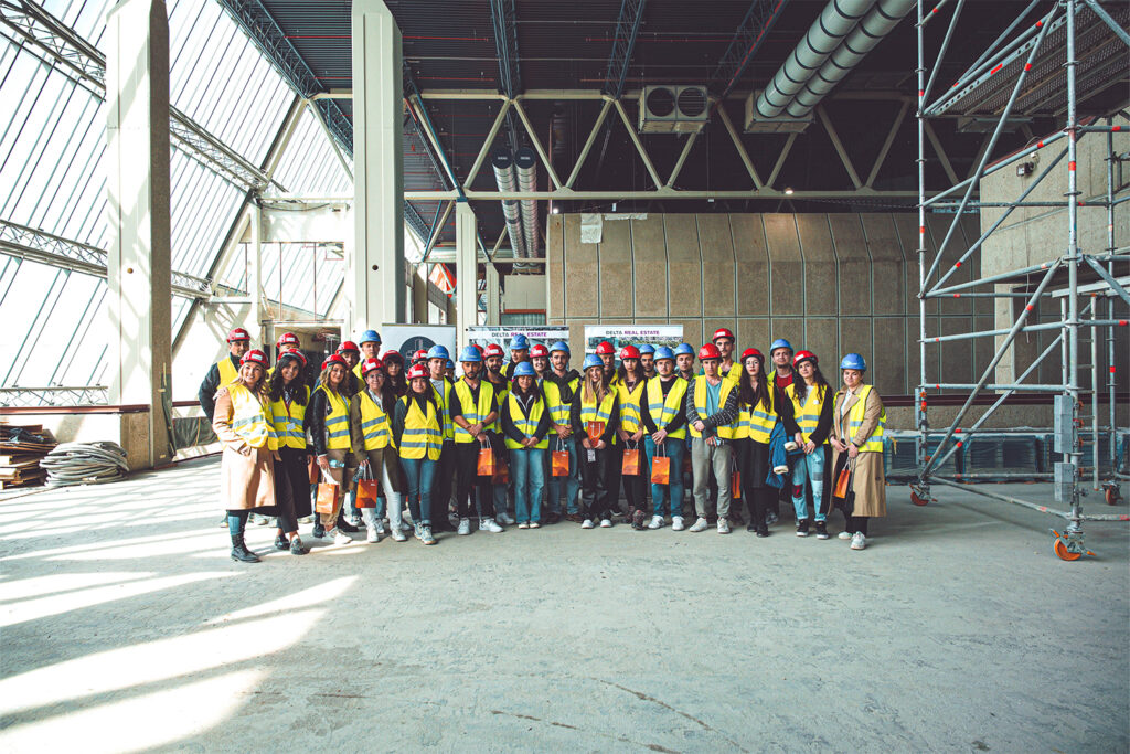 Poseta studenata gradilištu Sava centra - Jadran d.o.o. Beograd