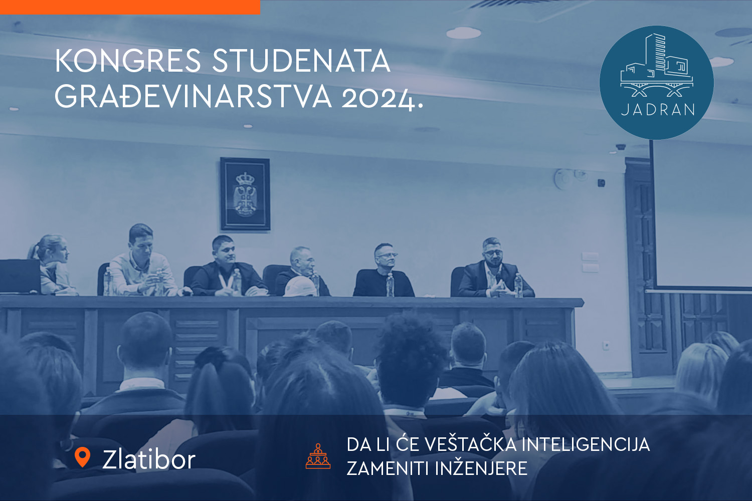 Da li će veštačka inteligencija zameniti inženjere? - Kongres studenata građevinarstva - cover - Jadran doo Beograd