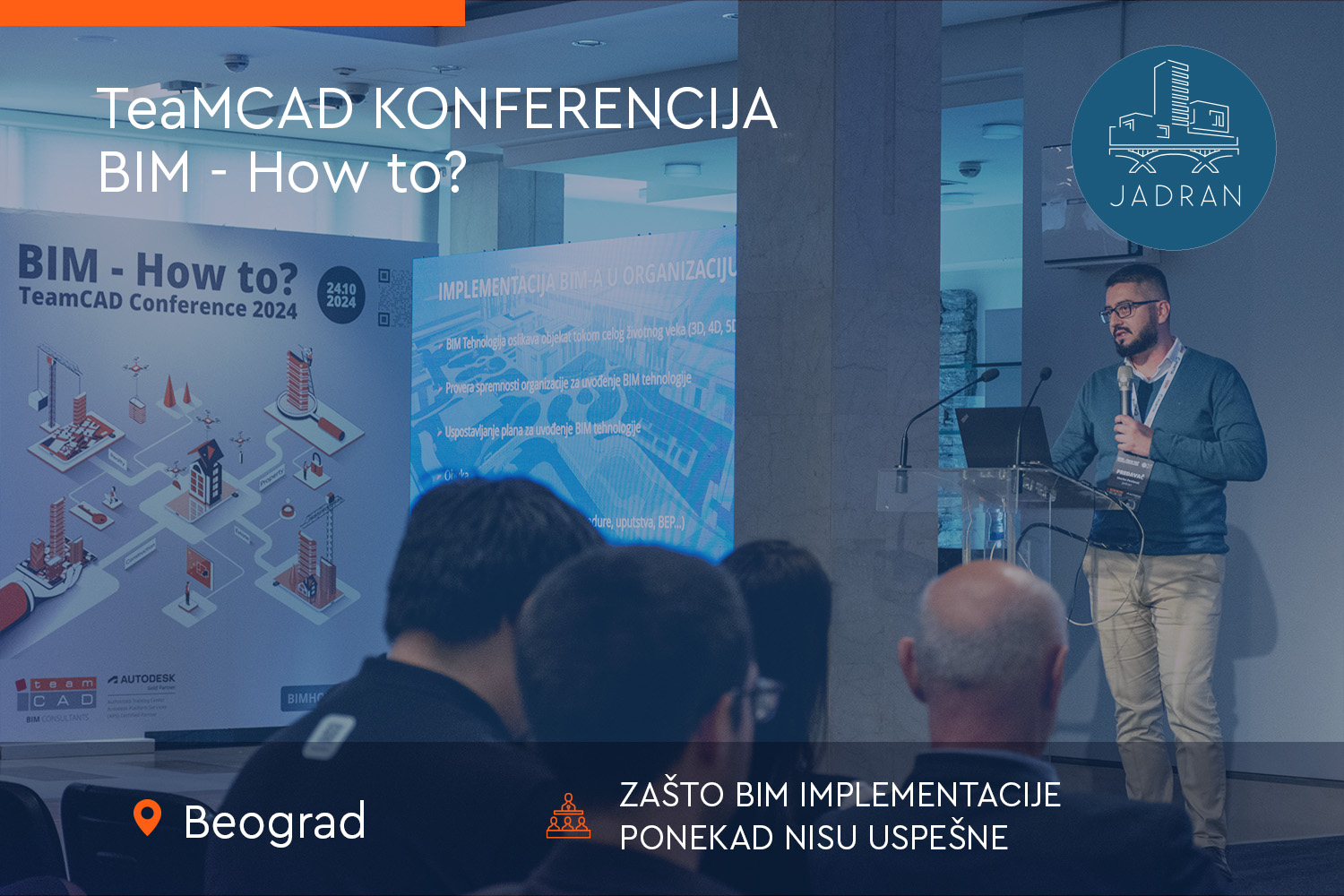 Završena TeamCAD Konferencija BIM - How to - cover - Jadran doo Beograd
